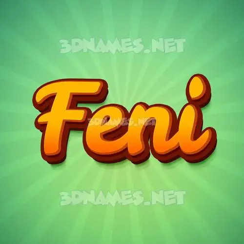 feni in Green Rays style - 3D name wallpaper feni in Green Rays style - 3D name wallpaper