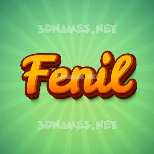 fenil in Green Rays style - 3D name wallpaper fenil in Green Rays style - 3D name wallpaper