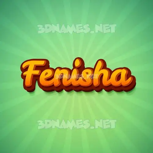 fenisha in Green Rays style - 3D name wallpaper fenisha in Green Rays style - 3D name wallpaper