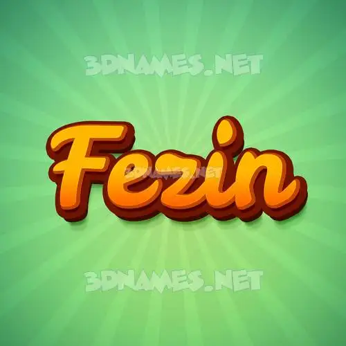 fezin in Green Rays style - 3D name wallpaper fezin in Green Rays style - 3D name wallpaper