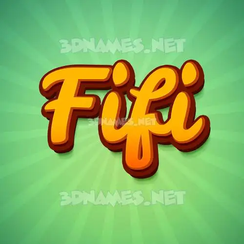 fifi in Green Rays style - 3D name wallpaper fifi in Green Rays style - 3D name wallpaper