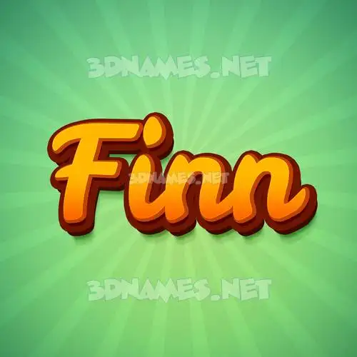 finn in Green Rays style - 3D name wallpaper finn in Green Rays style - 3D name wallpaper