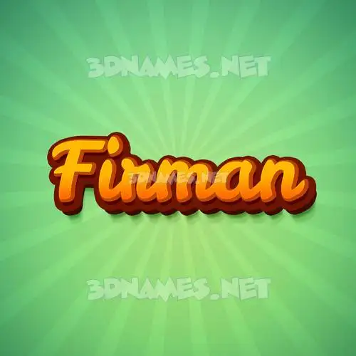 firman in Green Rays style - 3D name wallpaper firman in Green Rays style - 3D name wallpaper