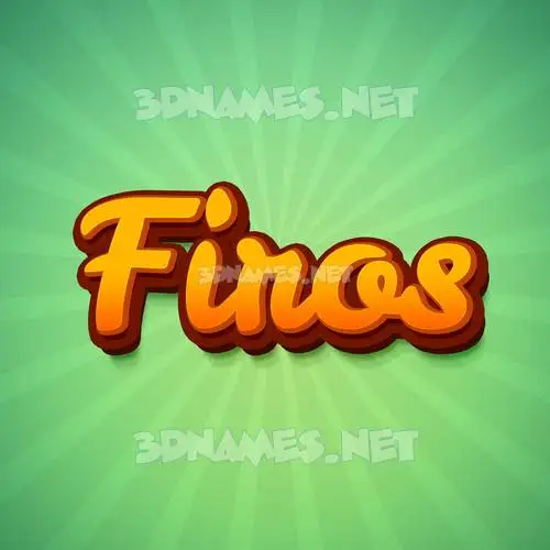 firos in Green Rays style - 3D name wallpaper firos in Green Rays style - 3D name wallpaper