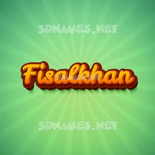 fisalkhan in Green Rays style - 3D name wallpaper fisalkhan in Green Rays style - 3D name wallpaper