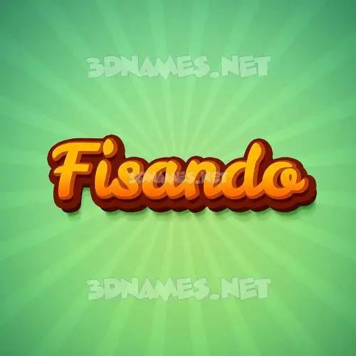 fisando in Green Rays style - 3D name wallpaper fisando in Green Rays style - 3D name wallpaper