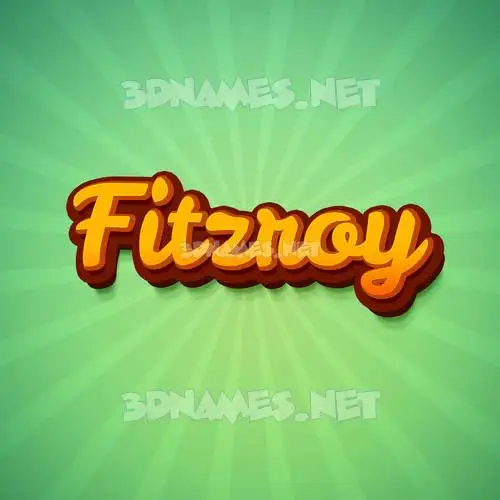 fitzroy in Green Rays style - 3D name wallpaper fitzroy in Green Rays style - 3D name wallpaper