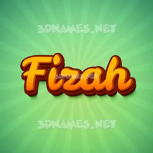 fizah in Green Rays style - 3D name wallpaper fizah in Green Rays style - 3D name wallpaper