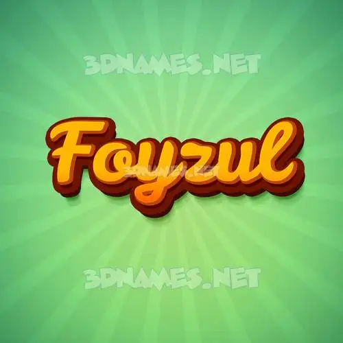 foyzul in Green Rays style - 3D name wallpaper foyzul in Green Rays style - 3D name wallpaper