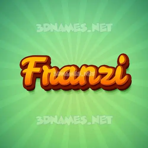 franzi in Green Rays style - 3D name wallpaper franzi in Green Rays style - 3D name wallpaper