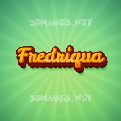fredriqua in Green Rays style - 3D name wallpaper fredriqua in Green Rays style - 3D name wallpaper