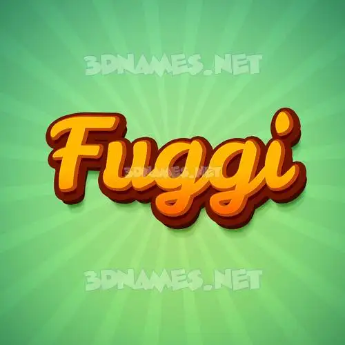 fuggi in Green Rays style - 3D name wallpaper fuggi in Green Rays style - 3D name wallpaper