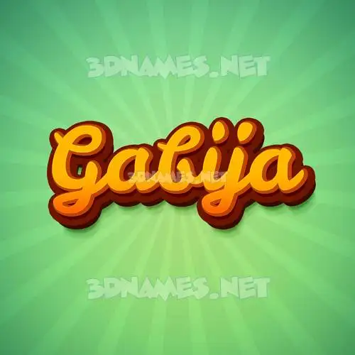 gabija in Green Rays style - 3D name wallpaper gabija in Green Rays style - 3D name wallpaper