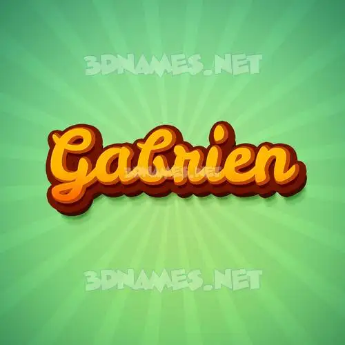 gabrien in Green Rays style - 3D name wallpaper gabrien in Green Rays style - 3D name wallpaper