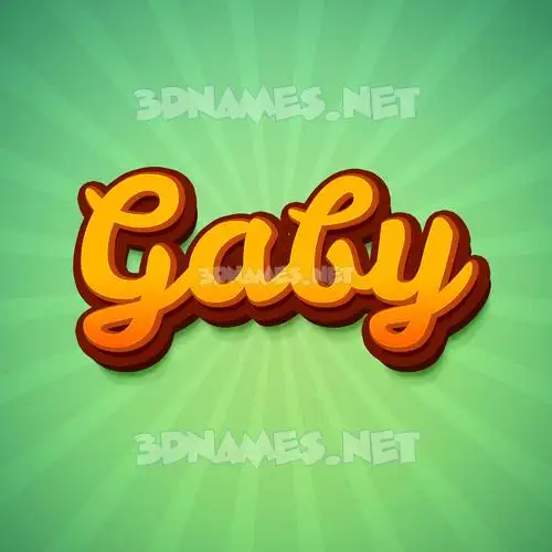gaby in Green Rays style - 3D name wallpaper gaby in Green Rays style - 3D name wallpaper