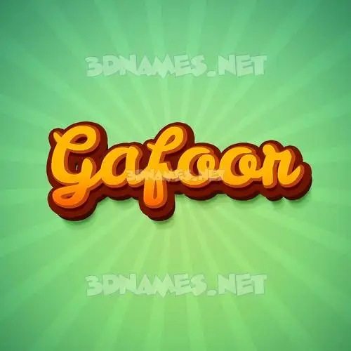 gafoor in Green Rays style - 3D name wallpaper gafoor in Green Rays style - 3D name wallpaper