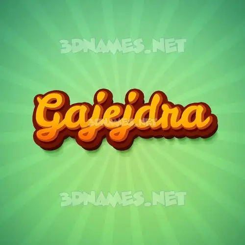 gajejdra in Green Rays style - 3D name wallpaper gajejdra in Green Rays style - 3D name wallpaper