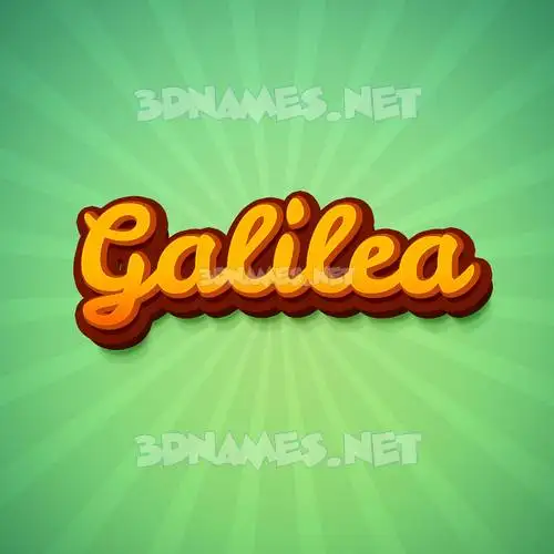 galilea in Green Rays style - 3D name wallpaper galilea in Green Rays style - 3D name wallpaper