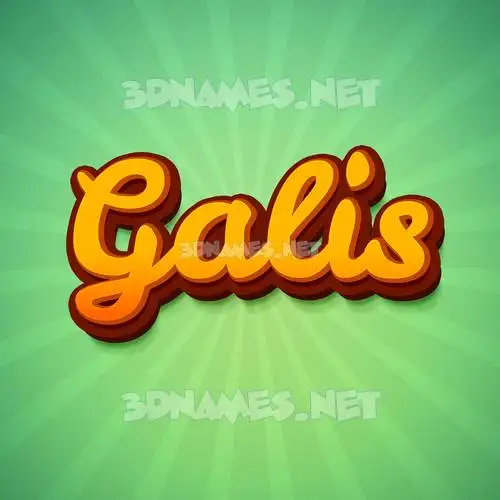 galis in Green Rays style - 3D name wallpaper galis in Green Rays style - 3D name wallpaper