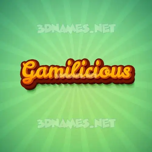 gamilicious in Green Rays style - 3D name wallpaper gamilicious in Green Rays style - 3D name wallpaper