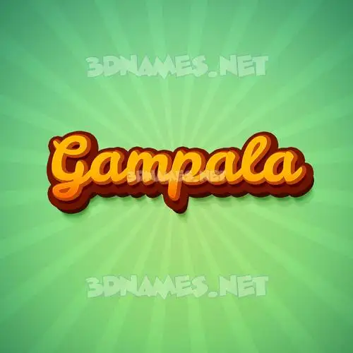 gampala in Green Rays style - 3D name wallpaper gampala in Green Rays style - 3D name wallpaper