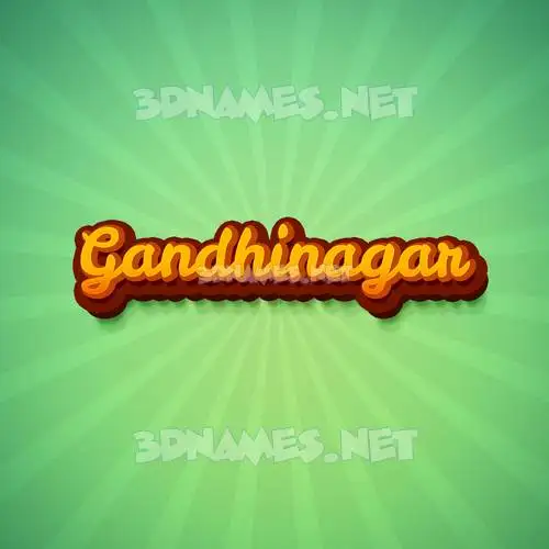 gandhinagar in Green Rays style - 3D name wallpaper gandhinagar in Green Rays style - 3D name wallpaper