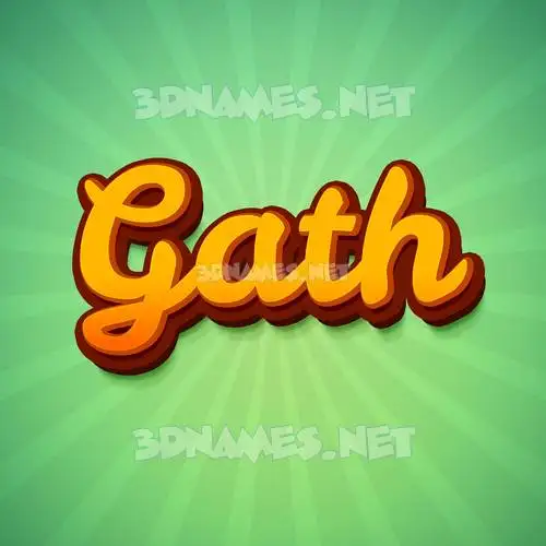 gath in Green Rays style - 3D name wallpaper gath in Green Rays style - 3D name wallpaper