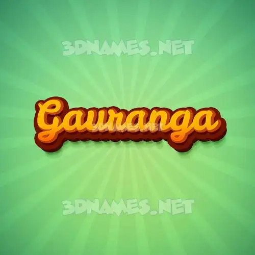 gauranga in Green Rays style - 3D name wallpaper gauranga in Green Rays style - 3D name wallpaper