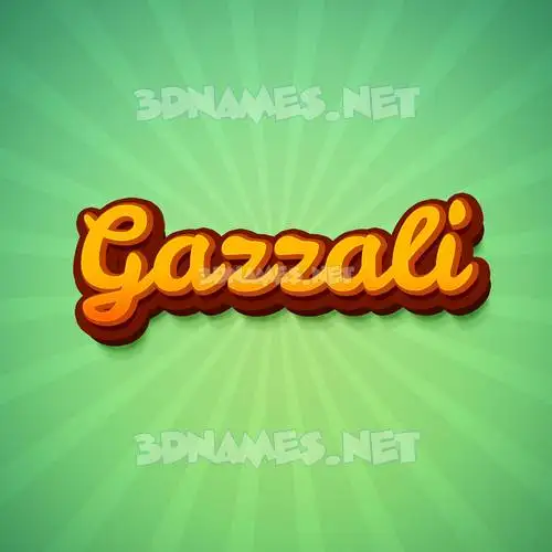 gazzali in Green Rays style - 3D name wallpaper gazzali in Green Rays style - 3D name wallpaper