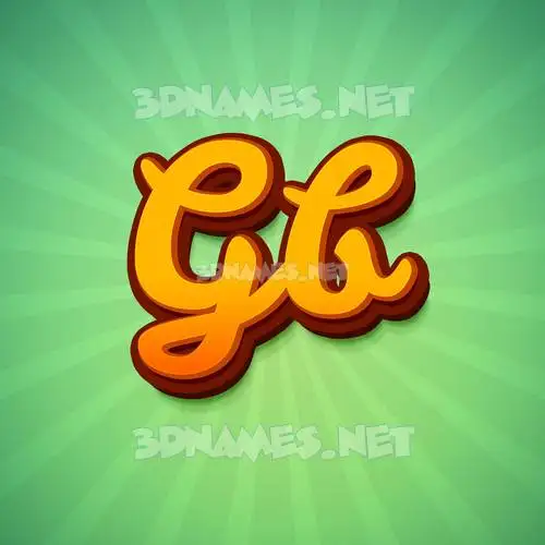 gb in Green Rays style - 3D name wallpaper gb in Green Rays style - 3D name wallpaper