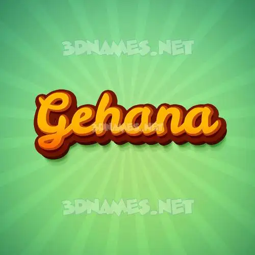 gehana in Green Rays style - 3D name wallpaper gehana in Green Rays style - 3D name wallpaper
