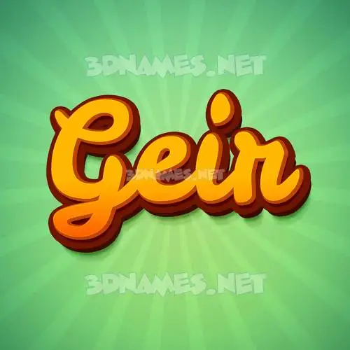 geir in Green Rays style - 3D name wallpaper geir in Green Rays style - 3D name wallpaper