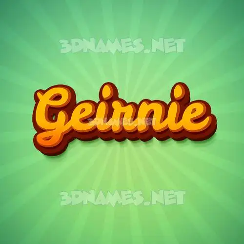 geirnie in Green Rays style - 3D name wallpaper geirnie in Green Rays style - 3D name wallpaper