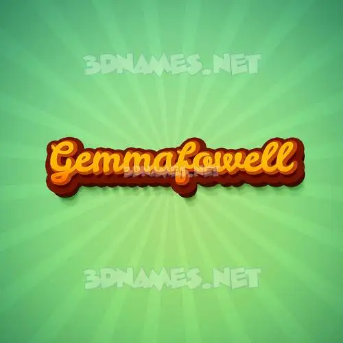 gemmafowell in Green Rays style - 3D name wallpaper gemmafowell in Green Rays style - 3D name wallpaper