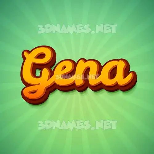 gena in Green Rays style - 3D name wallpaper gena in Green Rays style - 3D name wallpaper