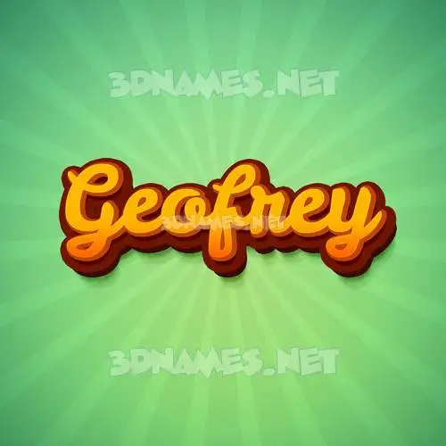 geofrey in Green Rays style - 3D name wallpaper geofrey in Green Rays style - 3D name wallpaper
