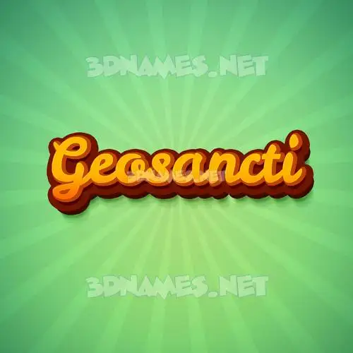 geosancti in Green Rays style - 3D name wallpaper geosancti in Green Rays style - 3D name wallpaper