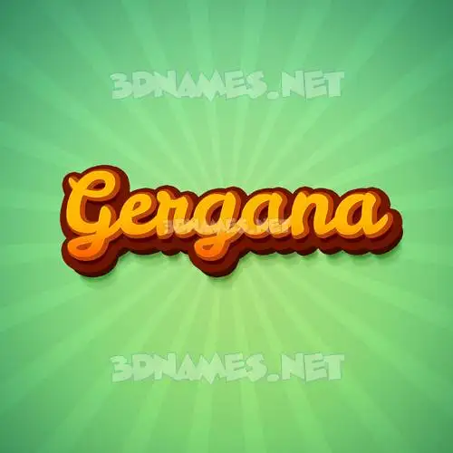 gergana in Green Rays style - 3D name wallpaper gergana in Green Rays style - 3D name wallpaper