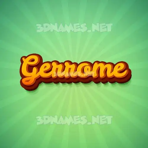 gerrome in Green Rays style - 3D name wallpaper gerrome in Green Rays style - 3D name wallpaper