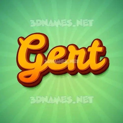 gert in Green Rays style - 3D name wallpaper gert in Green Rays style - 3D name wallpaper