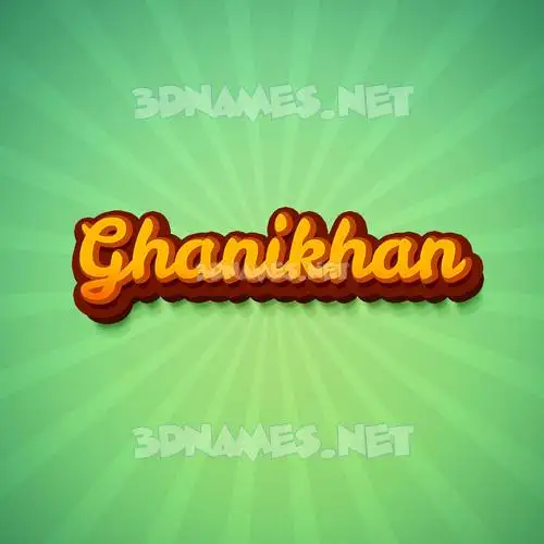 ghanikhan in Green Rays style - 3D name wallpaper ghanikhan in Green Rays style - 3D name wallpaper