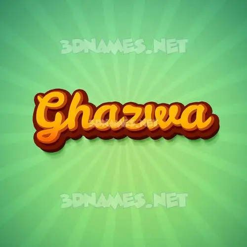 ghazwa in Green Rays style - 3D name wallpaper ghazwa in Green Rays style - 3D name wallpaper
