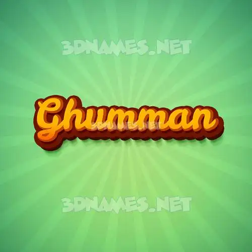 ghumman in Green Rays style - 3D name wallpaper ghumman in Green Rays style - 3D name wallpaper