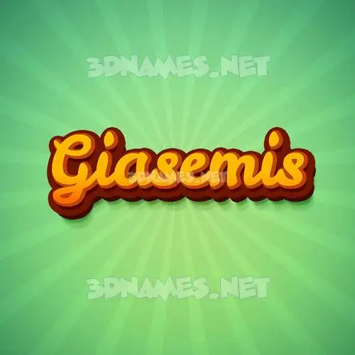 giasemis in Green Rays style - 3D name wallpaper giasemis in Green Rays style - 3D name wallpaper