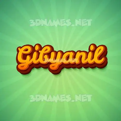 gibyanil in Green Rays style - 3D name wallpaper gibyanil in Green Rays style - 3D name wallpaper