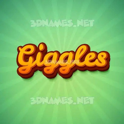giggles in Green Rays style - 3D name wallpaper giggles in Green Rays style - 3D name wallpaper