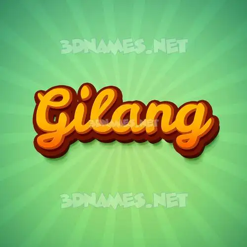 gilang in Green Rays style - 3D name wallpaper gilang in Green Rays style - 3D name wallpaper