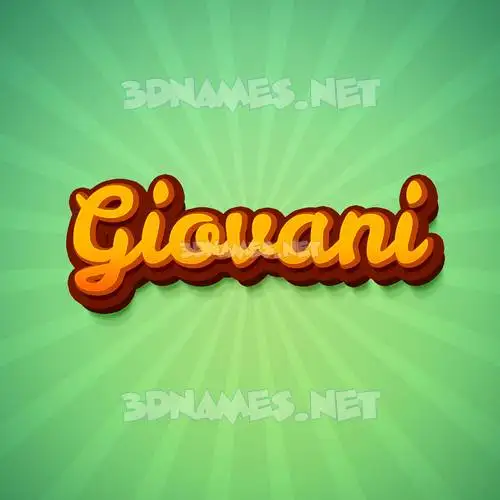 giovani in Green Rays style - 3D name wallpaper giovani in Green Rays style - 3D name wallpaper