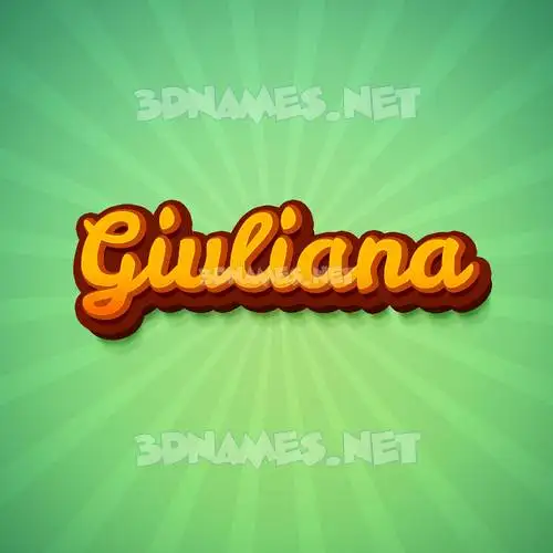 giuliana in Green Rays style - 3D name wallpaper giuliana in Green Rays style - 3D name wallpaper