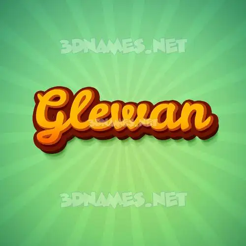glewan in Green Rays style - 3D name wallpaper glewan in Green Rays style - 3D name wallpaper